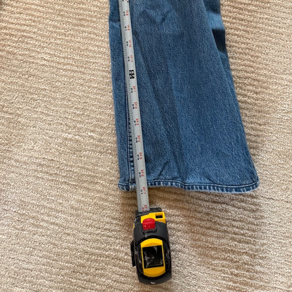 MOTHER The Patch Maven Heel Wide Leg  High Rise Jeans in Love Triangle Size 25 - Picture 12 of 12